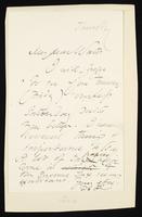 Letter to Theodore Watts-Dunton