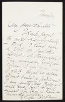 Letter to Frederic James Shields