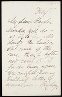 Letter to S. J. B. Haydon