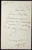 Letter to S. J. B. Haydon