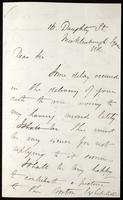 Letter to W. M. Rossetti