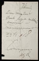 Letter to S. J. B. Haydon