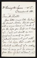 Letter to Frederic James Shields