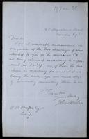 Letter to William Michael Rossetti