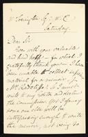 Letter to "Dear Sir" (MS23 C.2.9)