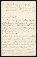 Letter to Mr. Scott [William Bell?].