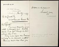 Letter from M. H. Spielmann to William Michael Rossetti