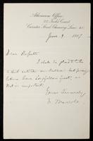 Letter from N. Maccoll to Dear Rossetti [William Michael Rossetti]