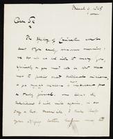 Letter from Ed. of P. M. G. [Editor of the Pall Mall Gazette] to William Michael Rossett