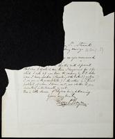 Letter from George P. Boyce to William Michael Rossetti