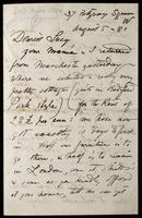 Letter to &quot;Dearest Lucy&quot; (Lucy Madox Brown Rossetti) (MS23 L.3.2)
