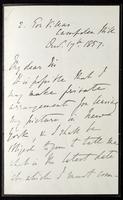 Letter W. M. Rossetti