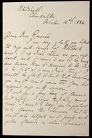 Letter to &quot;Dear Mrs. Rossetti&quot; (Lucy Madox Brown Rossetti) (MS23 L.2.12)