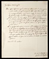 Letter to Miss T. C. I. Whitby [in Italian]