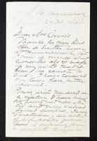 Letter to Mrs Coronio [Aglaia Coronio] (MS23 D.8.6)
