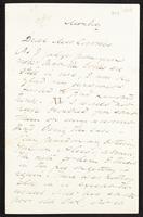 Letter to Mrs Coronio [Aglaia Coronio] (MS23 D.8.2)