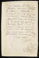 Letter to Theodore Watts-Dunton (MS23 D.6.26)