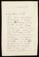 Letter to Theodore Watts-Dunton (MS23 D.6.23)