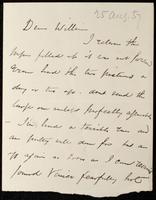 Letter to William Michael Rossetti (MS23 W.6.2)