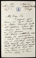 Letter to W. M. Rossetti (MS23 W.6.18)