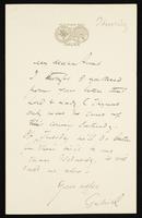 Letter to My dear Aunt [Charlotte Polidori]