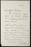 Letter to S. J. B. Haydon (MS23 D.10.19)