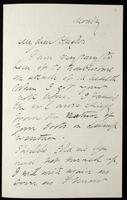Letter to S. J. B. Haydon (MS23 D.10.11)