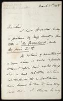 Letter to W. M. Rossetti (MS23 W.6.10)