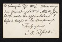 Postcard to Frederic James Shields (MS23 C.5.6)