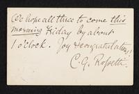 Postcard to Frederic James Shields (MS23 C.5.4)