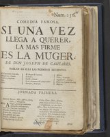 Si una vez llega a querer, la más firme es la muger