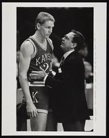 Photo of Chris Piper and Coach Larry Brown