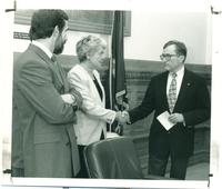 Chancellor Budig and Governor Finney