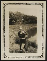 Woman swimmer