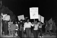 University of Kansas Student Protests: Civil Rights Anti-Racism Protest at Shenanigan's, October 20, 1979