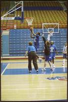 University of Kansas Women's Basketball Practice