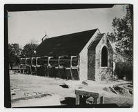 Construction on Danforth Chapel