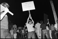 University of Kansas Student Protests: Civil Rights Anti-Racism Protest at Shenanigan's, October 20, 1979