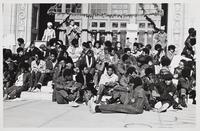 Black Student Union Demonstrations Outside Strong Hall