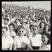 Football fans in Memorial Stadium