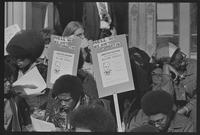 Black Student Union Protest In Front of Strong Hall