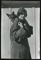 Female student with fox