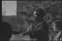 Black Student Union Protest In Front of Strong Hall