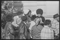 Black Student Union Protest In Front of Strong Hall