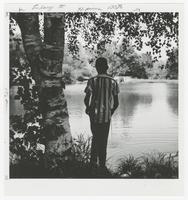 A Boy Fishing in Potter Lake