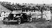 Parade of the varsity queen