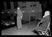 Phog Allen addresses a crowd