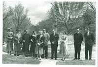 Chi Omega Fountain dedication
