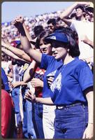 Football Fans at the University of Kansas v. University of Oklahoma Game