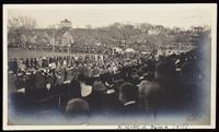 Large crowd at a football game at McCook Field